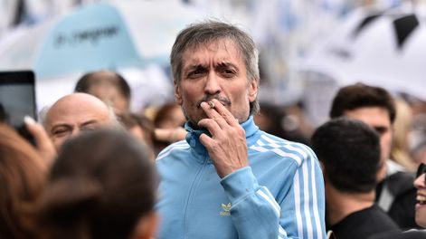 Las fotos de la marcha de La Cámpora por el 24 de marzo. Foto: Gentileza Infobae.&nbsp;