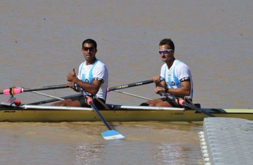La dupla de remo Díaz-Rosso aportó la primera medalla dorada de Argentina en Cochabamba