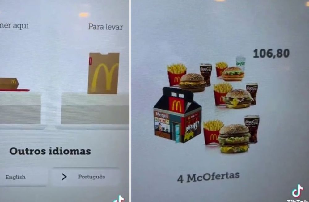 Mostró cuanto sale un combo con hamburguesas en Brasil y se volvió viral