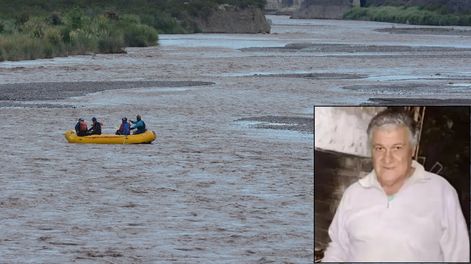Los Andes | Humberto Rodríguez sigue sin aparecer. La fiscalía ordenó un quinto rastrillaje y esta vez se realizó en el Cañón del Atuel. | Foto: Los Andes