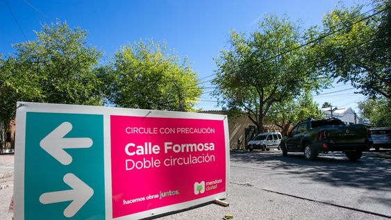 Un tramo de calle Formosa cambia, momentáneamente, a doble sentido de marcha