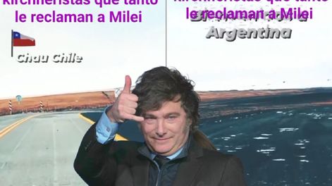 &nbsp;&nbsp;El inesperado elogio de Milei a Chile para justificar el cierre de Vialidad Nacional
