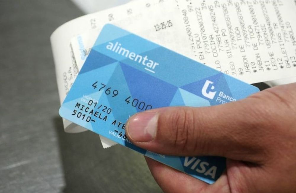 Tarjetas Alimentar: fecha de carga en marzo de 2021 - Imagen ilustrativa