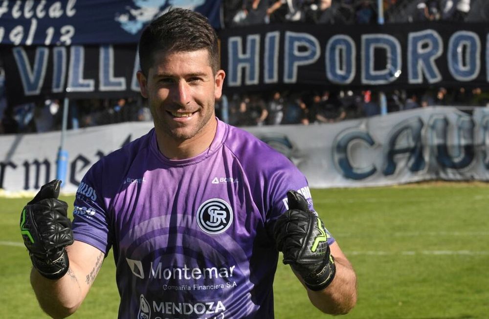 El portero Cristian Aracena, no será tenido en cuenta en la Lepra. /Orlando Pelichotti (Los Andes)