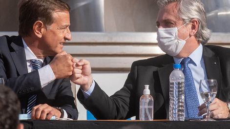 Los Andes | La Provincia, representada por Rodolfo Suárez, y la Nación, a través de Alberto Fernández, decidieron ser accionistas de la empresa insignia de Mendoza. / Foto: Ignacio Blanco