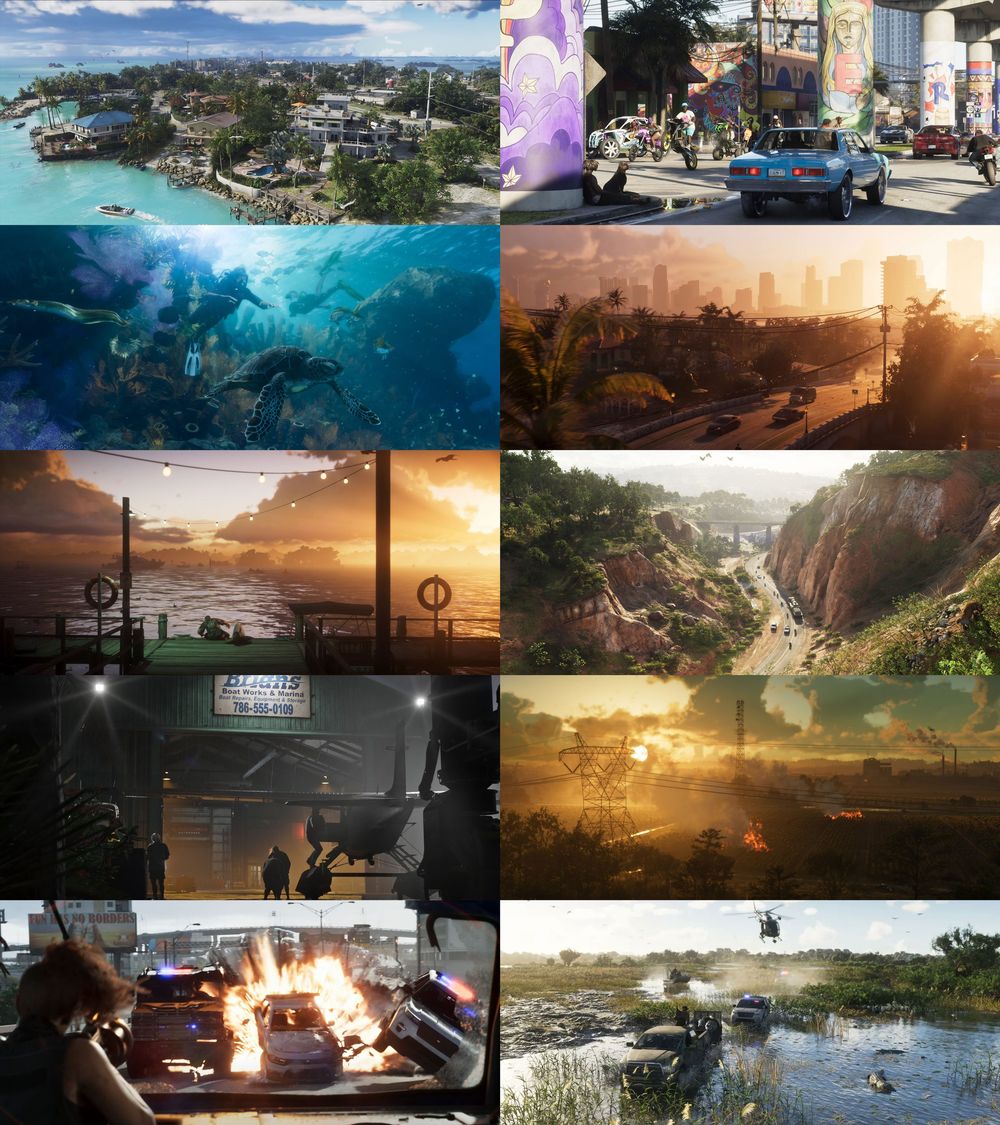 Zo ziet de nieuwe GTA eruit. De première is in maart 2026.