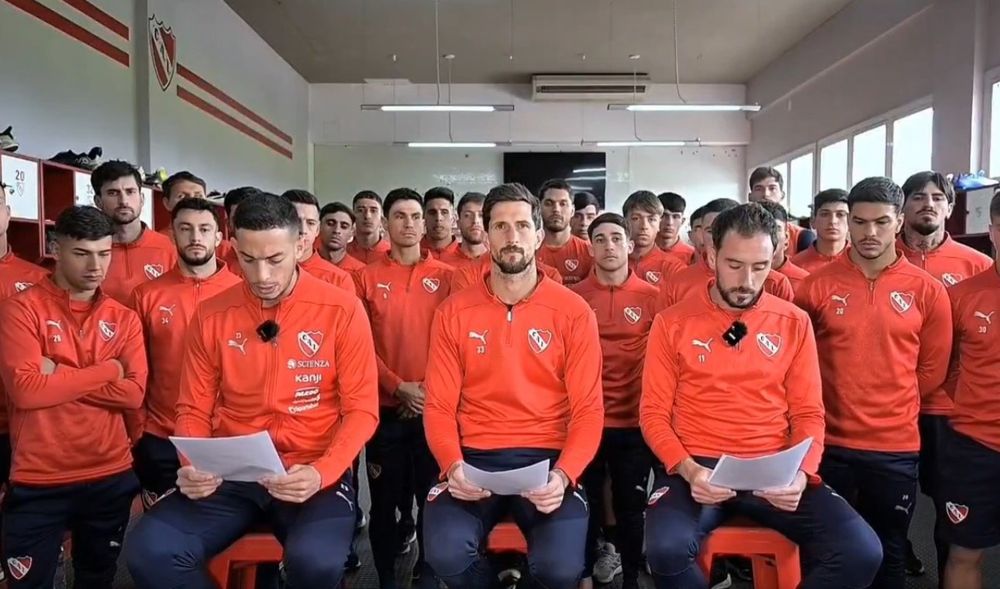El duro mensaje del plantel de Independiente: de la injusticia al pedido al fútbol argentino.&nbsp;