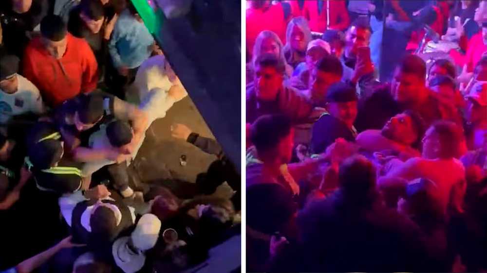 Néstor Ortigoza protagonizó una pelea en un boliche y terminó retirado por seguridad.