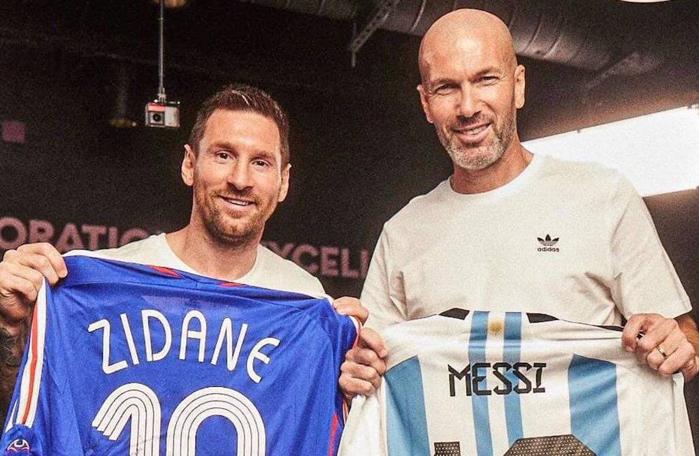 Messi y una charla de fútbol con Zidane organizada por Adidas (Prensa)