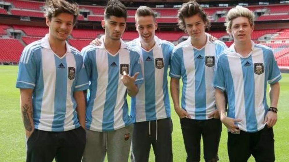 Zayn Malik junto a One Direction en su última vista en Argentina.