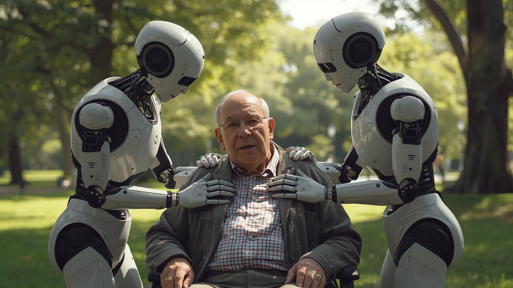 Para Elon Musk, los asilos del futuro podrían ser atendidos por robots humanoides.