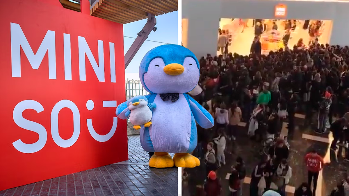 Furor por la apertura del segundo local de Miniso en la Argentina: hubo largas filas y hasta acampe