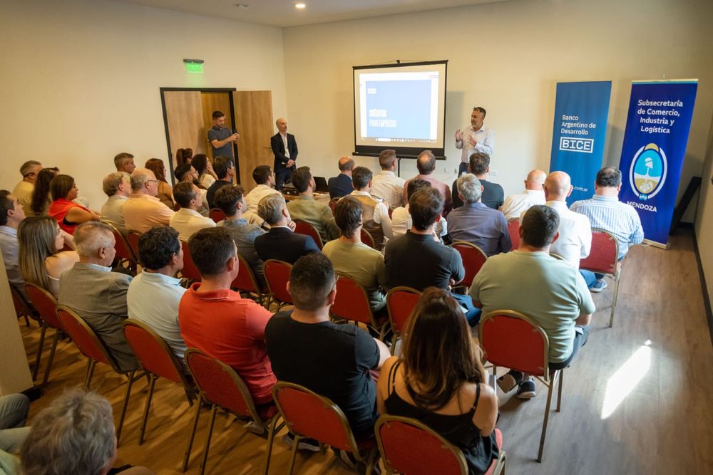 El equipo regional del BICE (Banco de Inversión y Comercio Exterior) presentó en Mendoza las líneas de crédito que tiene disponibles.