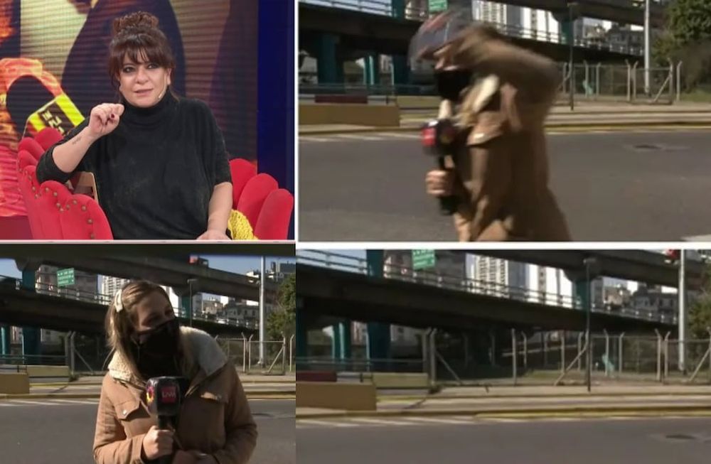 La notera de LAM abandonó el móvil en vivo y Ángel de Brito se enojó: “Ya es el colmo”