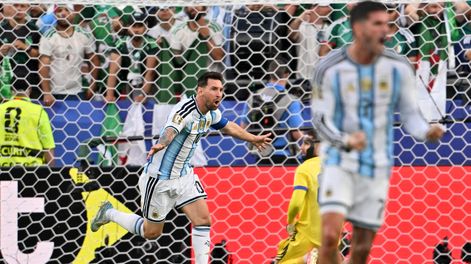 El emblema de la Selección Argentina, Lionel Messi.