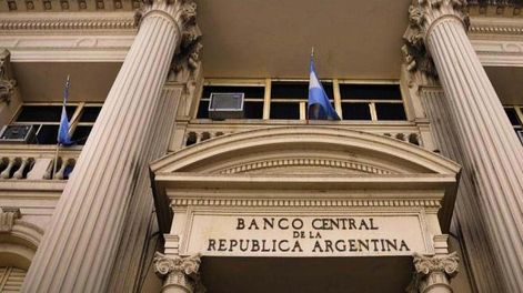 Fachada del edificio del Banco Central de la  República Argentina