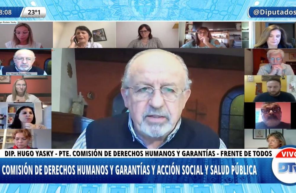 El Ministro de Desarrollo Social, Daniel Arroyo, expone en Diputados sobre el proyecto de ley que beneficia a personas en situación de calle.