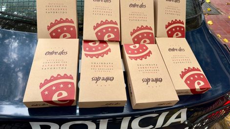 Detuvieron a un ladrón de alfajores que se llevó ocho cajas de un comercio en Ciudad.