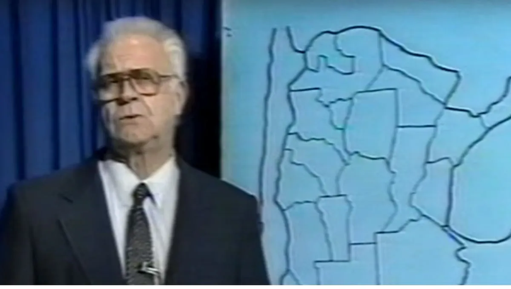 Nilo González, el recordado meteorólogo de la televisión