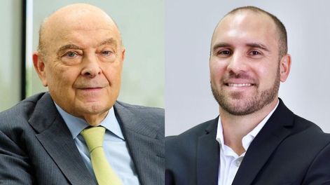 Domingo Cavallo y Martín Guzmán, los ministros de Economía del 2001 y del 2021.