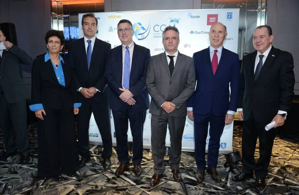 Galit Ronen, Martín Soria, Gideon Sa’ar, Marcelo DAlessandro, Ricardo Lorenzetti y Mario Montoto.
