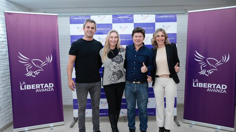 Karina Milei y Martín Menem visitaron Corrientes para respaldar a Lisandro Almirón.