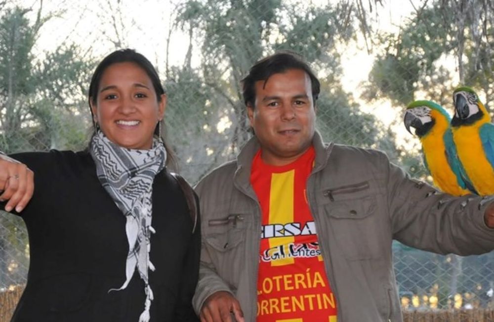 Daniel Fierrito Ramírez y su esposa Mónica Millapi - Foto Clarín