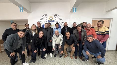 Reunión Provincial de Ligas de Fútbol. Algunos de los dirigentes del balompié vernáculo que participaron&nbsp; de la propuesta