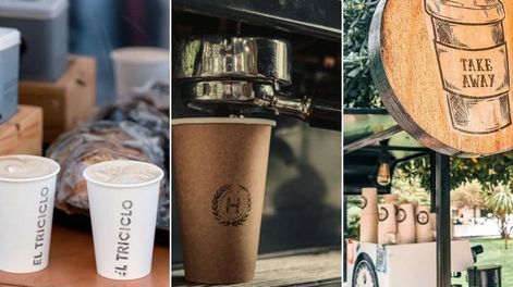 Lautaro, Emiliano y Fernando sirven café de especialidad desde sus carritos sobre ruedas en tres plazas icónicas de Mendoza: una tendencia que crece y por la que cada vez más mendocinos eligen.&nbsp;