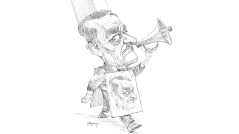 Rodolfo Suárez en campaña electoral.