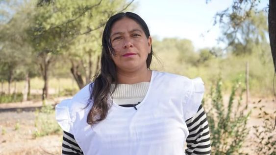 Gloria Cisneros es maestra en el paraje La Sara de 11 alumnos. Foto: Gentileza Infobae.