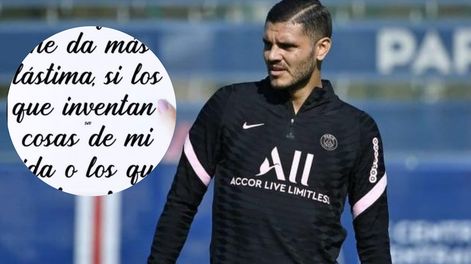 Mauro Icardi y el posteo tras el audio de su divorcio