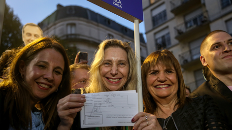 Karina Milei celebró la afiliación de Patricia Bullrich a La Libertad Avanza.