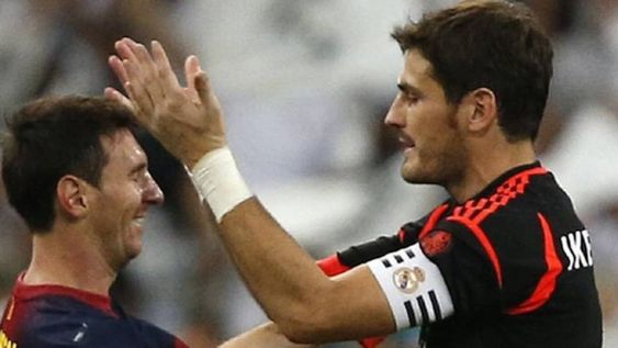 El astro argentino Lionel Messi elogió al histórico arquero del Real Madrid, Iker Casillas, quien anunció su retiro del fútbol profesional. / Gentileza.
