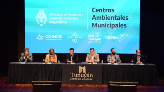 El Gobierno Nacional, en conjunto con Tunuyán, anunció la construcción de centros ambientales
