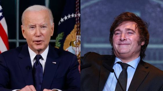 Joe Biden llamó a Javier Milei para felicitarlo, pero confirmó que no vendrá a la asunción