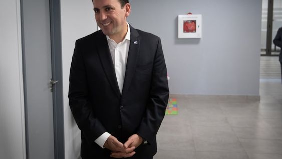 Inauguración del Nuevo Edificio donde funcionarán los Juzgados de Familia de Godoy Cruz. Intendente de Godoy Cruz, Tadeo Garcia Zalazar Foto: Ignacio Blanco / Los Andes