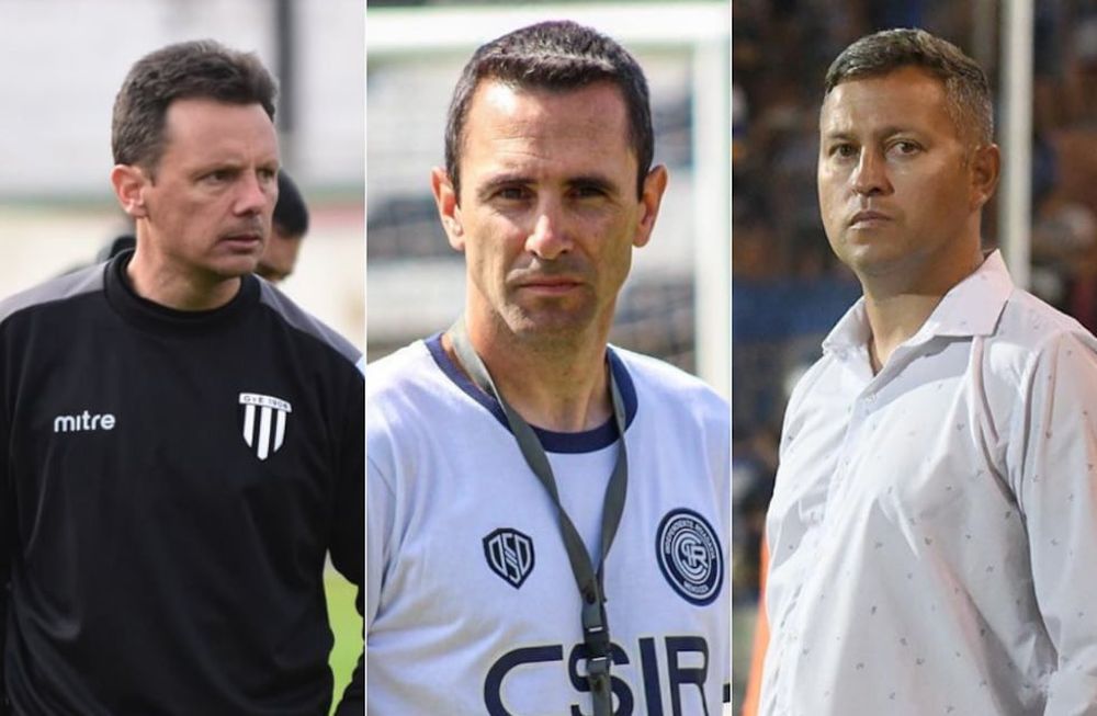 Luca Marcogiuseppe, Ever Demaldé y Diego Flores fueron colaboradores de Marcelo Bielsa y los tres terminaron dirigiendo a los equipos más importantes de la provincia / Fotos: Los Andes