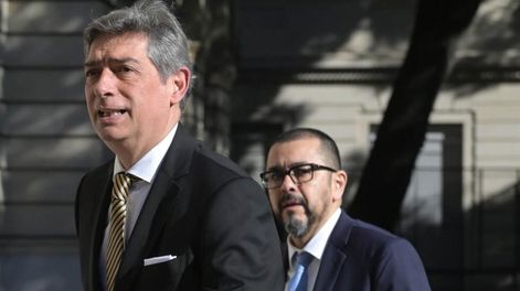 Los Andes | Titular de la Corte, Horacio Rosatti junto a su vocero Silvio Robles. Foto: Télam