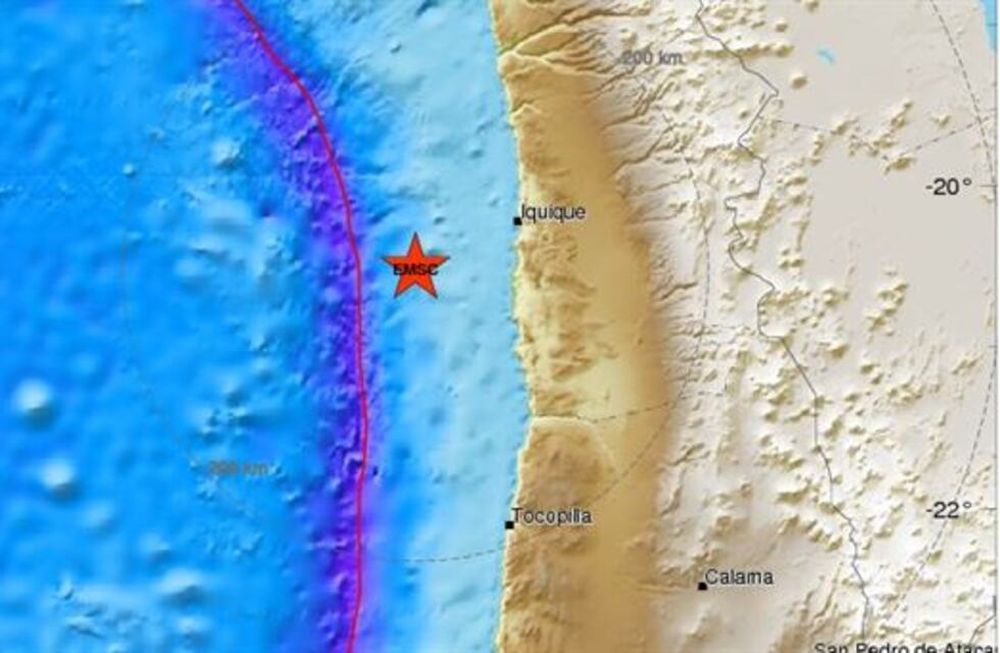 Un temblor de 5,6 grados sacudió las regiones del norte de Chile