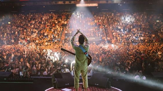 Camilo hizo su primer show en el Luna Park en Buenos Aires.