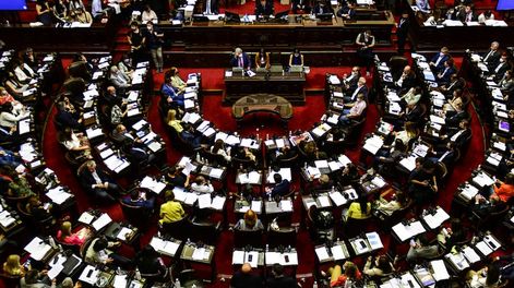 Los Andes | Sergio Massa durante la sesión en la cámara de Diputados por la Ley de eitquetado Foto Federico Lopez Claro
