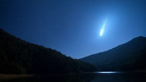Un meteorito iluminó la noche de Bariloche