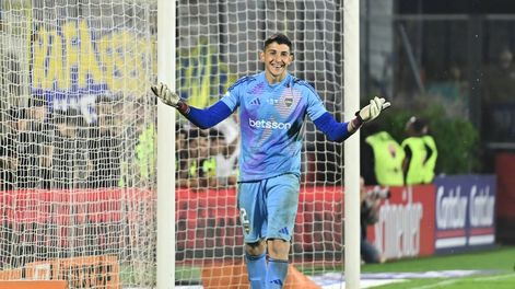 Los Andes | El arquero de Boca fue el héroe de la jornada, atajando 4 penales de 5 en la definción desde los 12 pasos. / Gentileza.