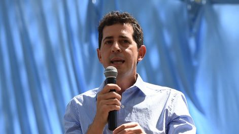 Los Andes | Almuerzo Vendimia productores. INTA 2023Eduardo Enrique Wado de Pedro, ministro del Interior de la NaciónFoto: Mariana Villla / Los Andes