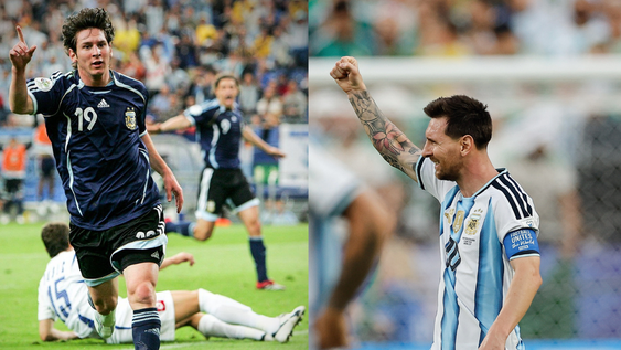 interminable: 20 anos despues de su debut, lionel messi sigue rompiendo redes con la seleccion argentina