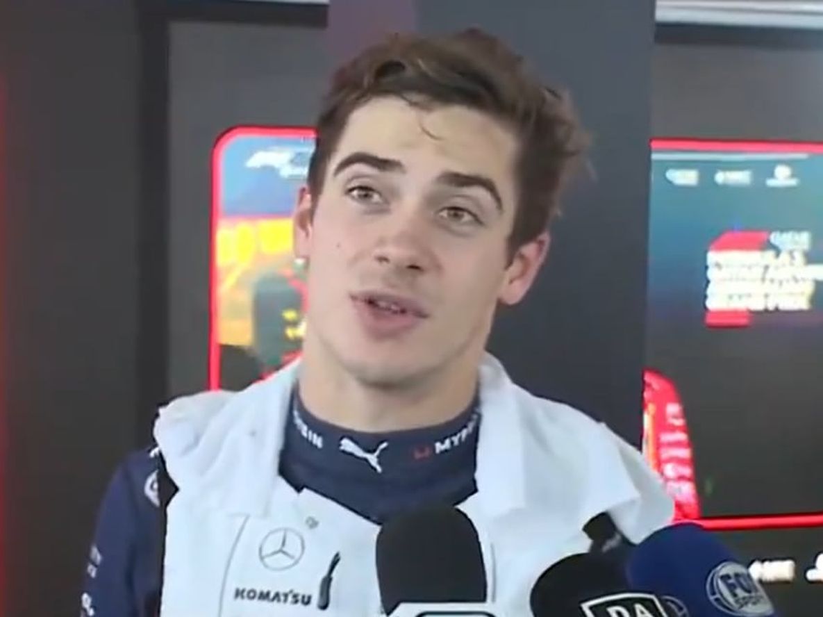 El joven piloto de Williams también reconoció el trabajo realizado por todo el staff de la escudería - Captura de video