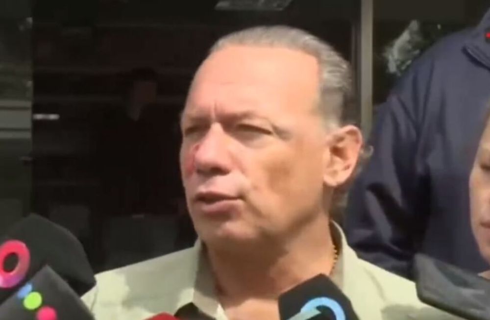 Sergio Berni en conferencia de prensa - Captura de video