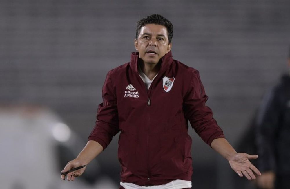 Marcelo Gallardo decidió suspender la concentración de River de cara al juego con Nacional por el positivo de Covid-19 de Enzo Pérez. / Gentileza