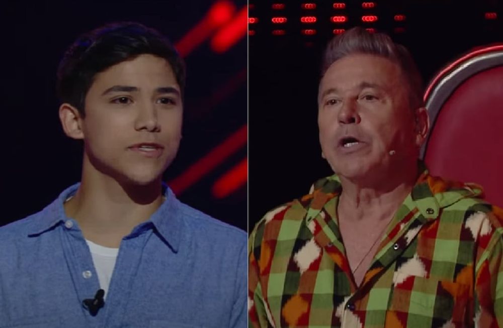 Ricardo Montaner le dio reguetón a un participante que canta folclore y lo eliminó de La Voz Argentina (Captura Telefe)